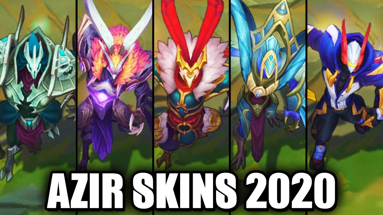 All Azir Skins Spotlight (League of Legends)